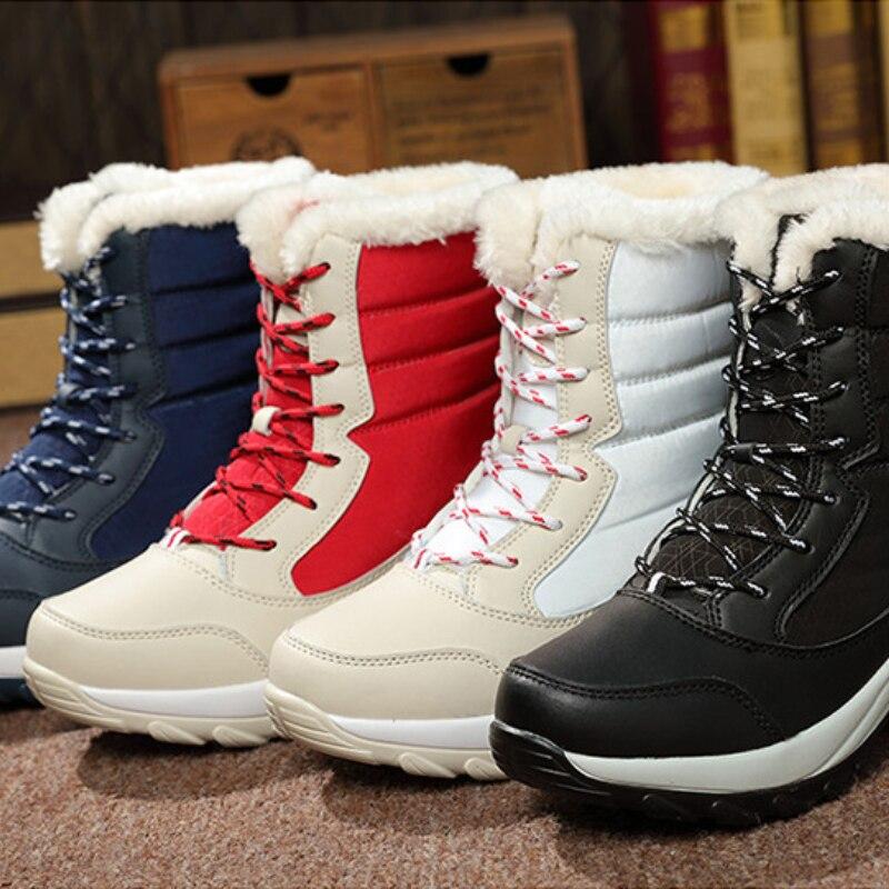 Botas de nieve para mujer Plataforma Zapatos cálidos de invierno Pelaje  grueso Antideslizante Impermeable Casual Muslo Alto Bota Botas Mujer  comprar a buen precio — entrega gratuita, reseñas reales con fotos — Joom