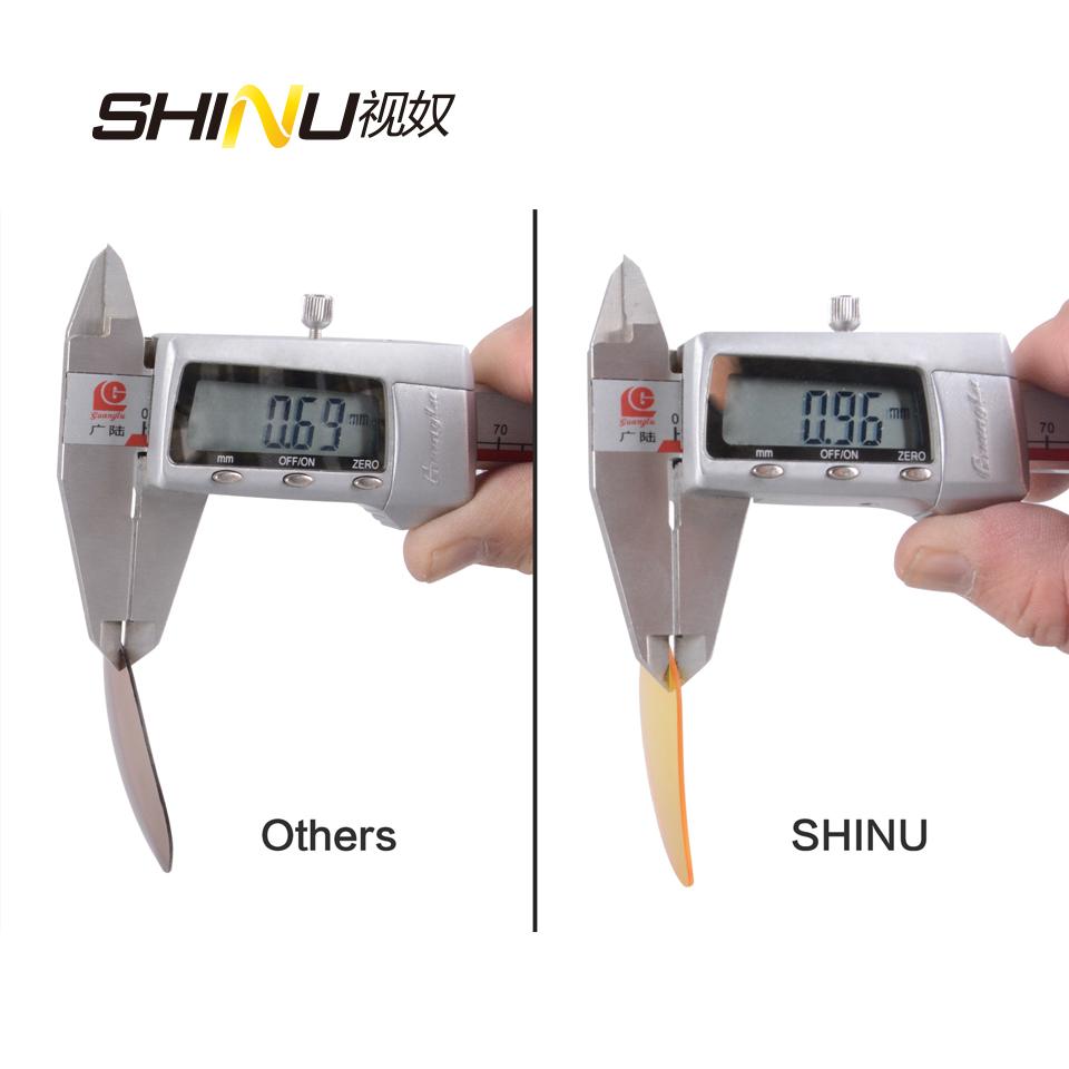 SHINU Blue Light Blocking PC Red Orange Lenses for Better Sleep Polarized Yellow Lens for Driving Night Vision or Resin Lens 6