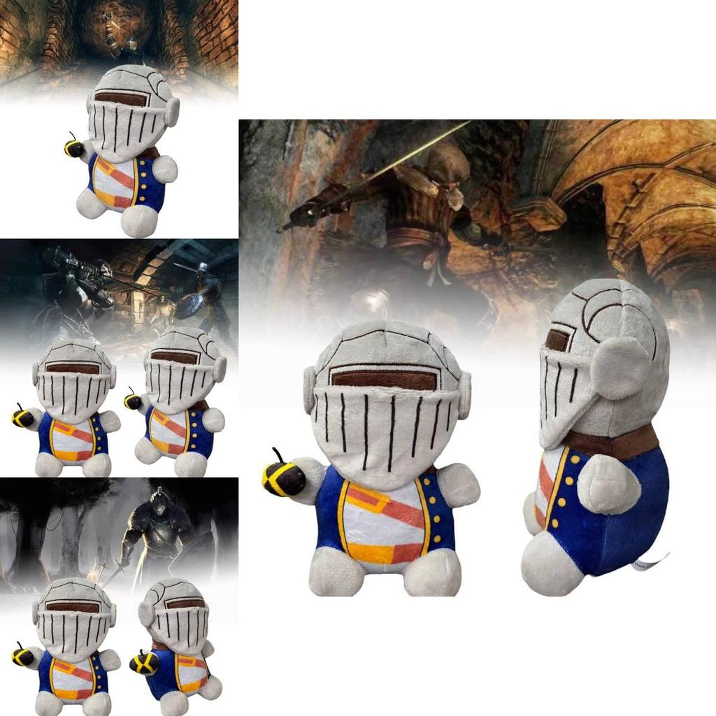 Adorable Dark Souls Lemon Plush Toy Super Soft Crystal Velvet Stuffed Doll 20cm