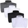 4 Pcs Fake Turtleneck Dickey Detachable Collars 16 Inch Half Top Mock Blouse