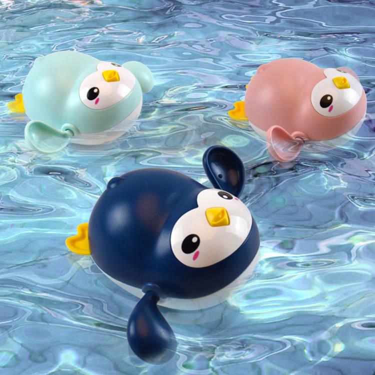 Douyin Baby Bath Toys: Wind-up Swimming Frog for Infants