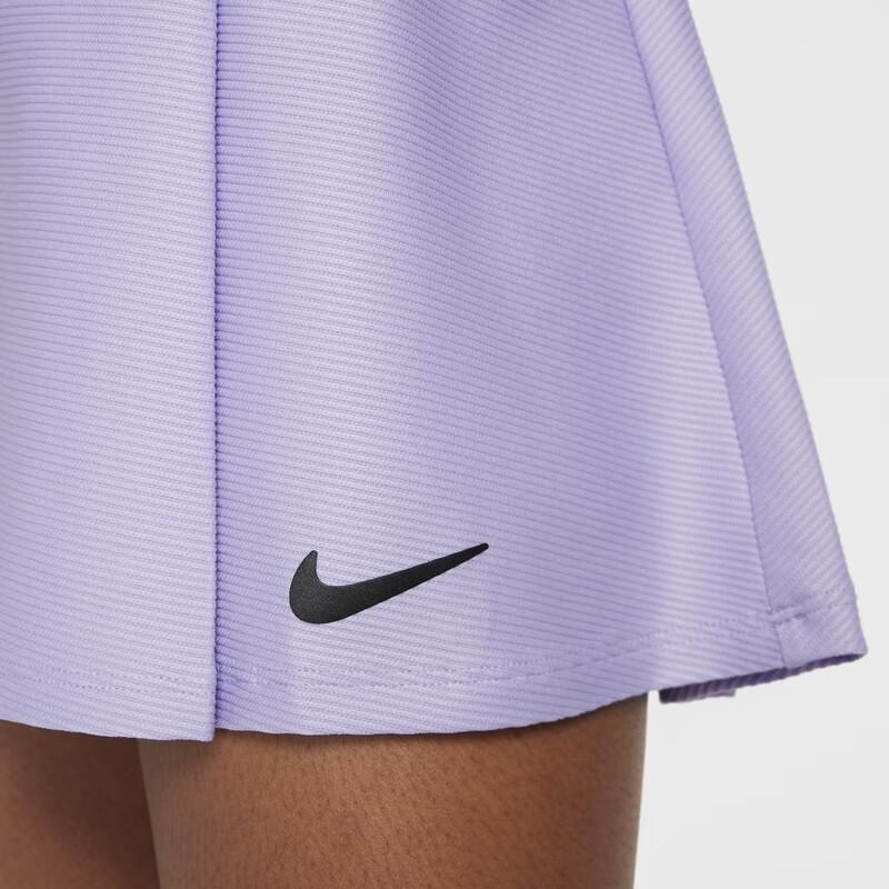 Nike Dětské tenisové šaty Court Dri-FIT Victory Quick-Dry, fialovo-černé, CV7575-515