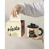 Creative Personality Cat Mug with Lid Souvenir Gift Drinking Water Cup Cute Ceramic Coffee Cup Office Cup