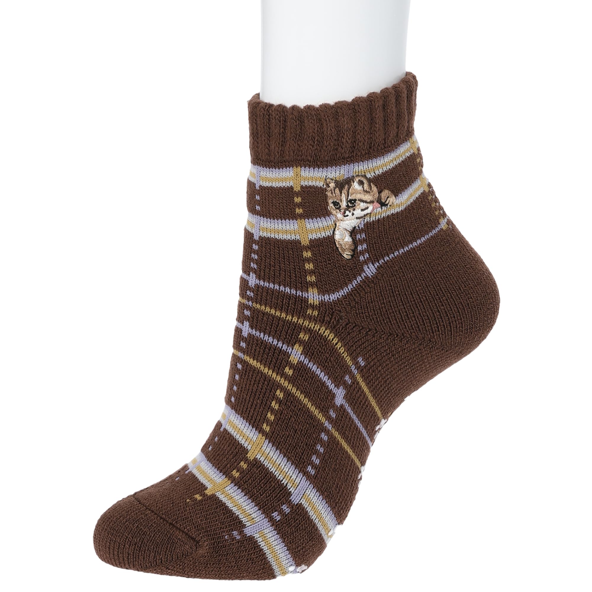 

Носки JOE Room Socks Swinging Nunet Plaid Pattern 8SA2293 Коричневый [АКСЕССУАРЫ] [PAUL & ACCESSOIRES]