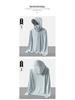 Unisex UV-Schutz Eis-Seide Sonnenjacke mit abnehmbarem Schirm - Atmungsaktiv, Leicht, Partnerlook