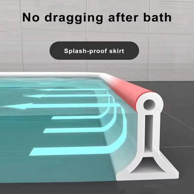 Strip Self-Adhesive Bendable Cut Freely Shower Threshold Water Dam Water Stopper Sealing Strip