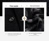 Men's Mid-length Woolen Coat - Thickened Chenille Jacket for Middle-aged & Elderly, Plus Velvet Winter Top