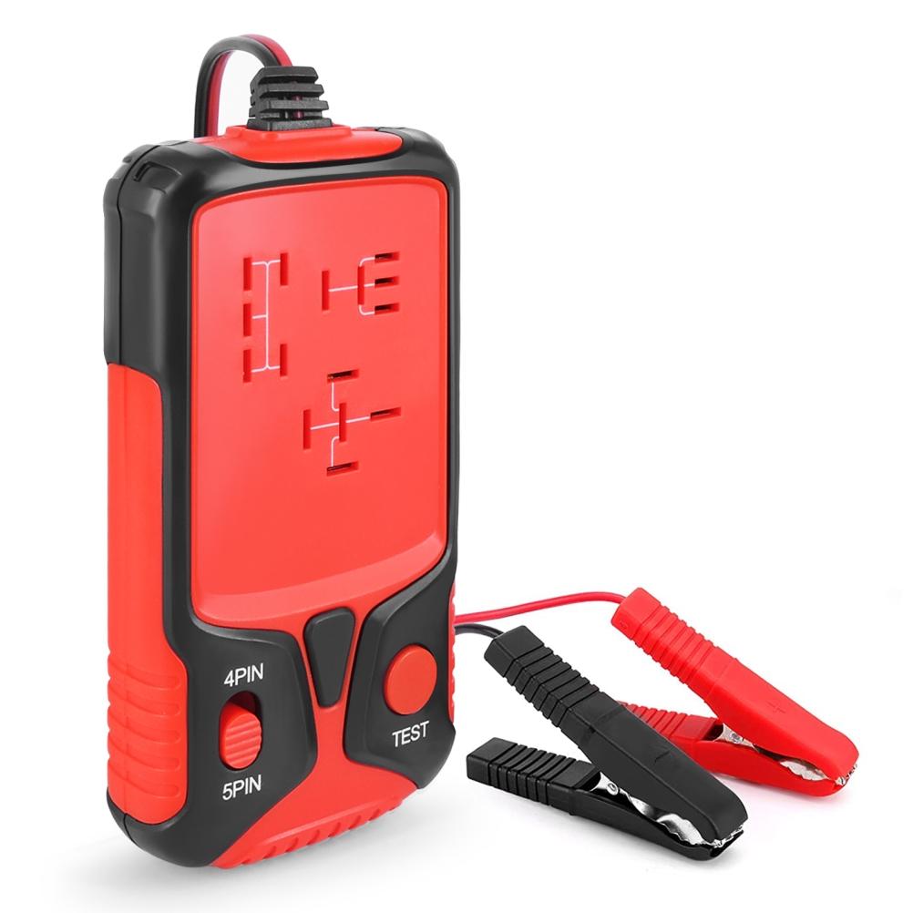 12V Car Relay Tester Battery Tester Automotive Electronic Relay Tester LED Light Indicator Car Battery Checker