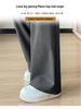Spring New Women's High-Waist Pants - Slim, Wide, or Straight Leg, Floor-Length Casuals