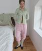 PISCESS Layered Knee Sock Pants_Pink