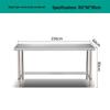 Stainless Steel Commercial Kitchen Work Table