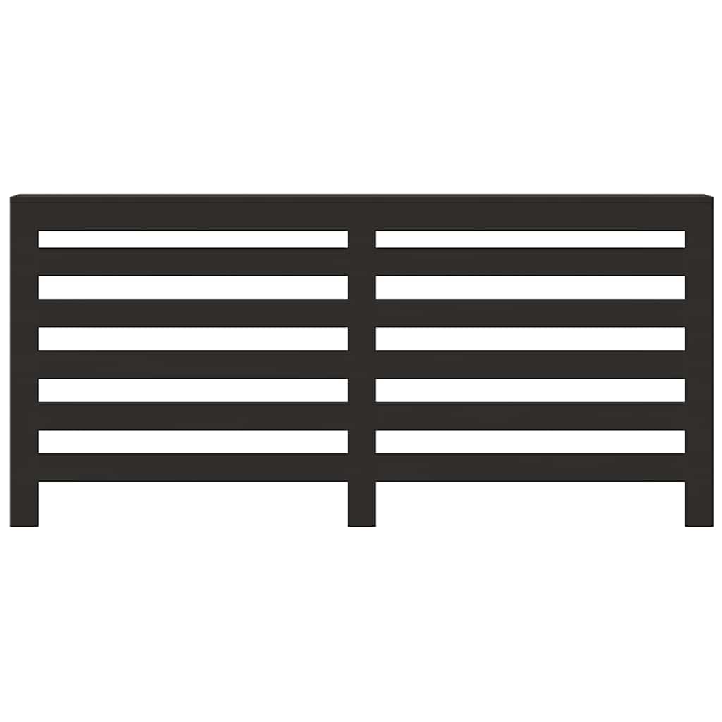 Vidaxl Radiator Cover, Black, 175X20X82 Cm