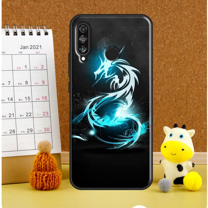 Ancient Japanese Dragon For Huawei Nova Y61 Y60 Y70 Y72 Y73 Y90 Y91 12i 11i 3i 7i 8i 9 10 SE P20 P40 P30 Lite Case