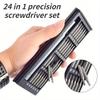 24 In 1 Precision Screwdriver Kit Mini Professional Screwdrivers Bit Set Magnetic Handle Screw Driver For Mobile Phone Wholesale