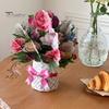 3D Pop Up Flower Bouquet Card Paper Flower Vase Greeting Cards for Mother's Day Congratulations Graduation Anniversary Birthday