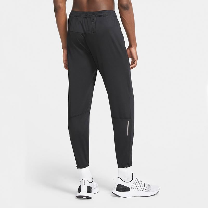 Nike Essential Knit Dri-Fit Breathable Casual Running Pants Men Bottoms Black CU5526-010
