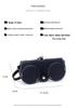 Women's Genuine Leather Sunglasses Case - Cute, Portable, New Ins Style Storage Bag