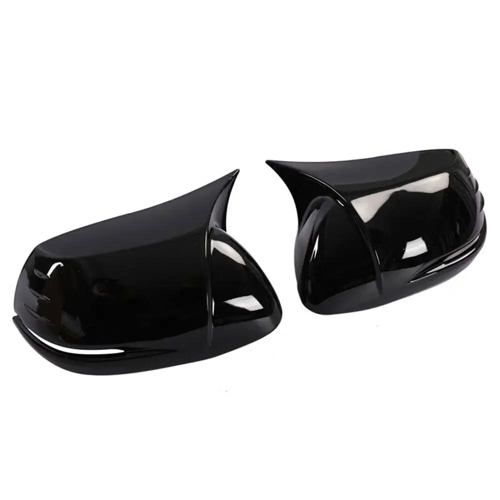 

For Honda CRV CR-V 2017 2018 ABS Car Rearview Side Mirror Cover Wing Cap Exterior Door Housing Trim Adhesive Sticker Gloss Black