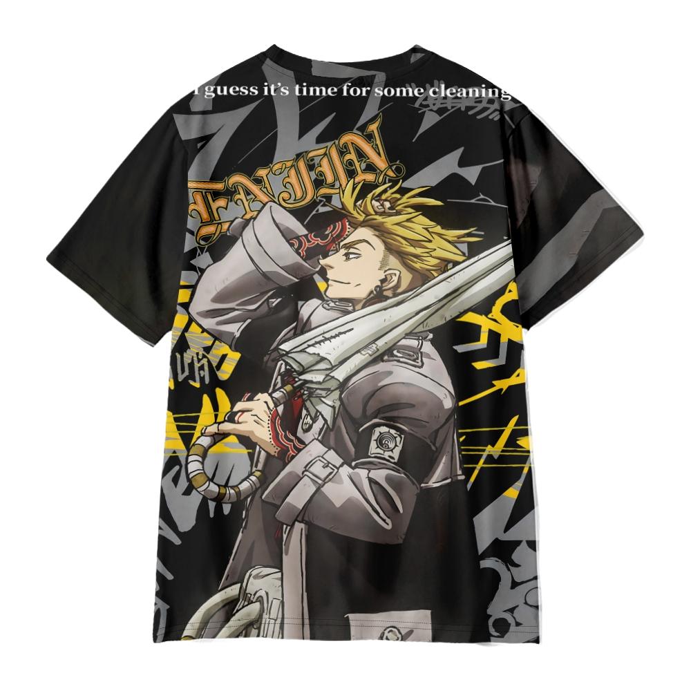 7 Colors New Summer Women Men's Short Sleeve GACHIAKUTA Cartoon Tshirts Fitness Clothing New Men Tee Shirt Cosplay T-Shirts