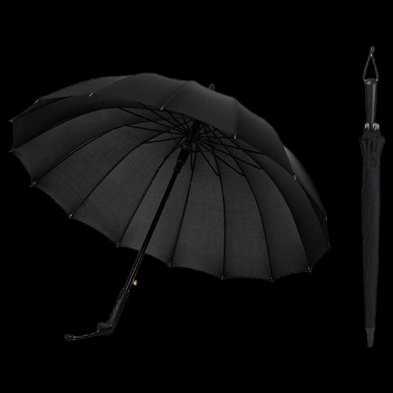Xiaoyueya 16-Rib Windproof Semi-Automatic Business Umbrella