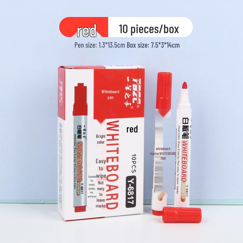 Erasable Whiteboard Marker Set: Large Capacity, Broad Tip, Easy Erase, Colors Included: Red, Blue, Black, Ideal for Teachers & Kids Drawing Boards.