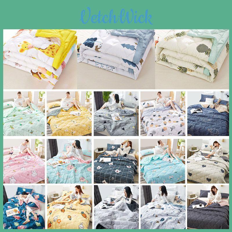 Ultra Soft Summer Quilt Thin Duvet Perfect For Home Dormitory Single Double Washed Blanket