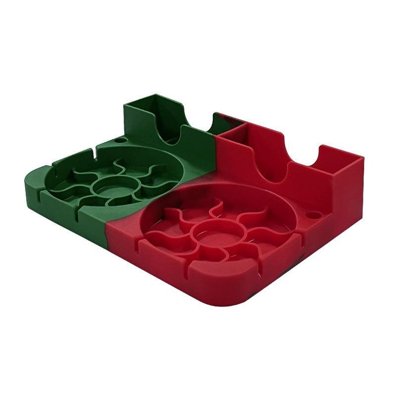Silicone Tumbler Dry Rack Non-Slip Tumbler Drying Station Sports Bottle Drainer Stand for Stanley 30/40oz Cup Lid Straw