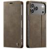 Retro Magnetic Card Solt Wallet Flip for IPhone 18 Pro Max 17 16 15 14 13 12 11 Plus 17air 16E Kickstand Pocket Business Cover