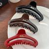 French Acetate Letter Gold Label Hollow Shark Clamp Women'S Hair Accessories Elegance Hair Clip Stylish Hair Accessories