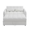52.8-Inch Chenille Bed 2-Seaters Lounge Daybed for Home Apartment, Modern 3-in-1 Convertible Sleeper Sofa W/Pull Out Sleeper Co