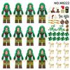 Wolf Knight Warrior Building Blocks – Medieval Castle Horse Soldier Toy with Sword, Axe, Bow, Shield & Cloak for Boys