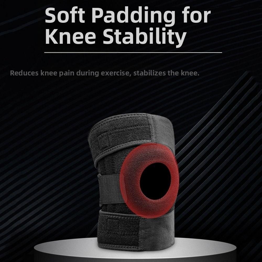 4-spring Leg Brace Protector Patella Shock Absorption Fitness Knee Pad Sports Kneepad  Fitness