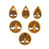 Resin Casting Silicone Mold Tree Life Keychain Pendant Jewelry Mould DIY