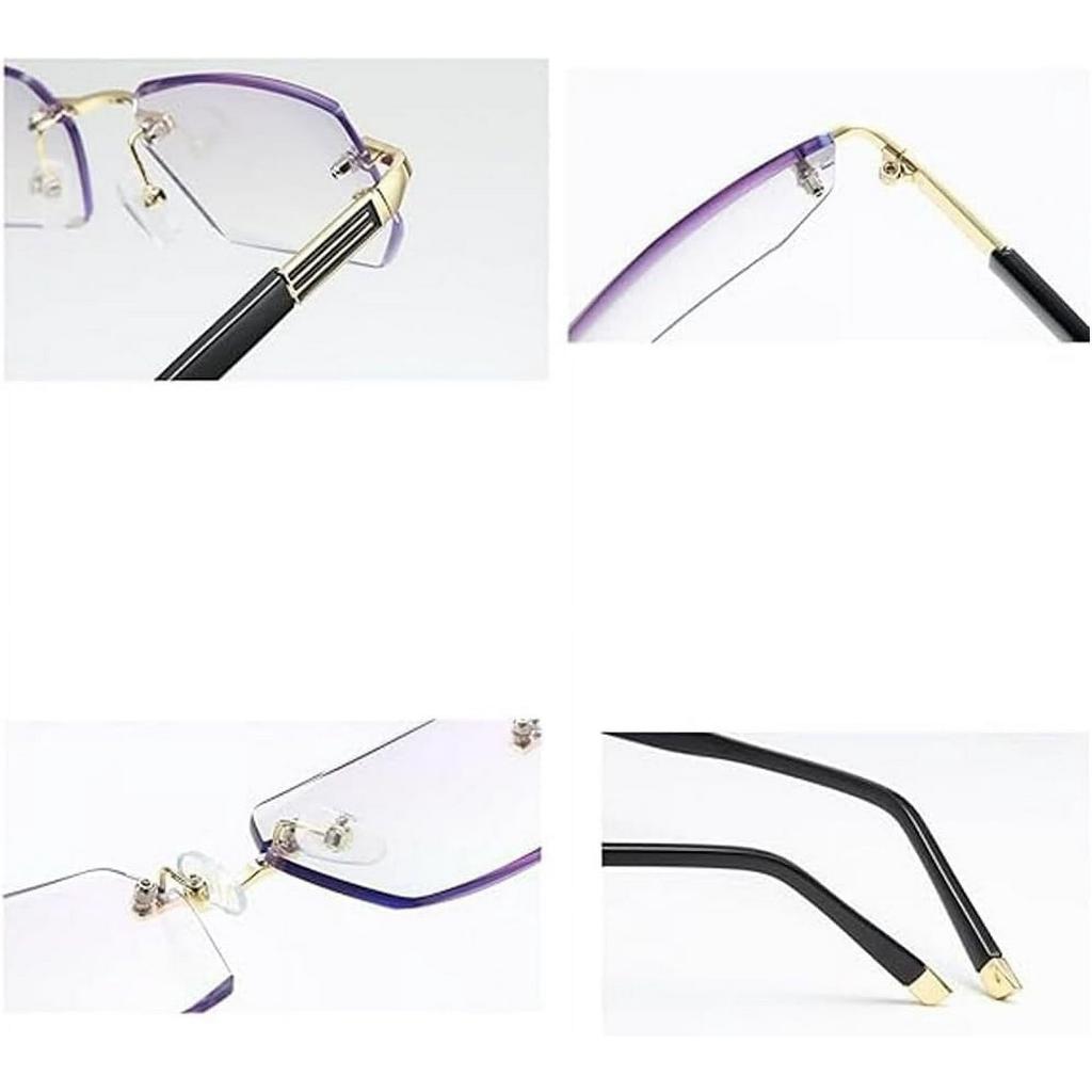 Intelligent Zoom Anti Blue Light Presbyopia Glass,Anti-Glare Protection Presbyopia Glasses, Multi-focus Reading Glasses for Men and Women