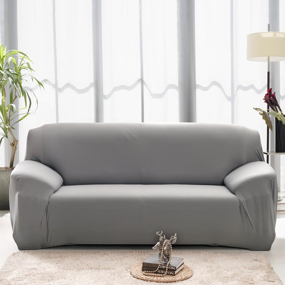 Elastic Plain Solid Sofa Cover Stretch Tight Wrap All-inclusive Sofa Cover for Living Room Funda Sofa Couch Cover ArmChair Cover