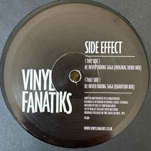 12inch Record SIDE EFFECT - Never Ending Saga VFS081 Vinyl Fanatiks 2025 UK Dance & Electronica