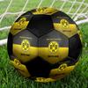 SIZE 5 Borussia Dortmund Soccer Ball Colorful All Ages Machine Stitched PVC Competition Ready Durable High-Bounce