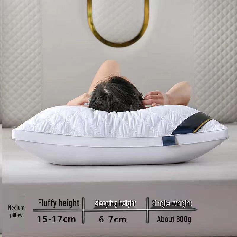 Feather Velvet Soft Pillow Set - Two-Pack for Adults