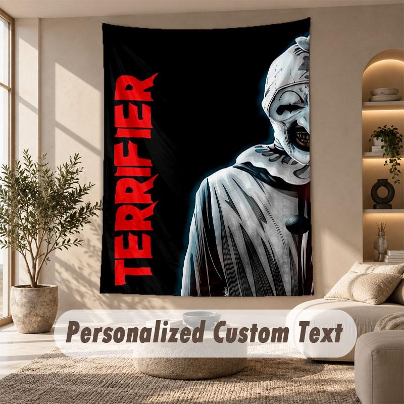 Wall Hanging Tapestry Art Cloth Bedroom Room Background DecorTerrifier Art the Clown