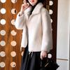 Women's Coat Stand Collar Zipper Warm Jacket Casual Winter Wear