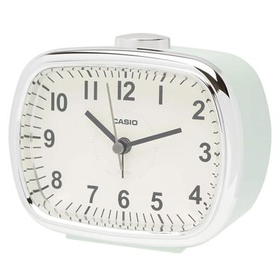 Sveglia analogica verde con funzione snooze e luce retrò TQ-159-3JF