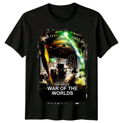 Collezione La Guerra dei Mondi T-shirt Ispirata al Poster del Film Maglietta Retrò Unisex