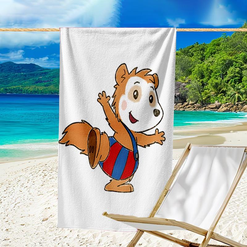 Ultra-Soft Beach Towel with Bobo Theme,Ideal for Pool - Camping, Diving - Perfect Travel Essential, Vibrant Beach Towel.
