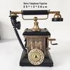 HANDUNYOU Retro Iron Telephone Ornament