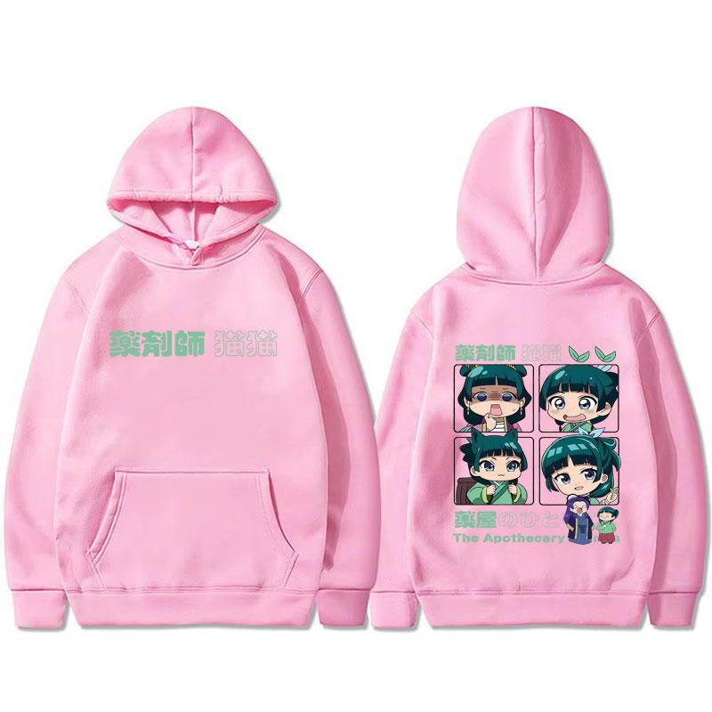Anime The Apothecary Diaries Maomao Graphic Hoodie Men Women Cute Funny Pullover Hoodies Male Casual Oversized Hooded Sweatshirt