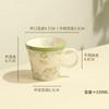 Creative Exquisite Flowers Mugs Light Luxury Restaurants Afternoon Tea Ceramic Coffee Cups Casual Office Cute Water Cup Gifts