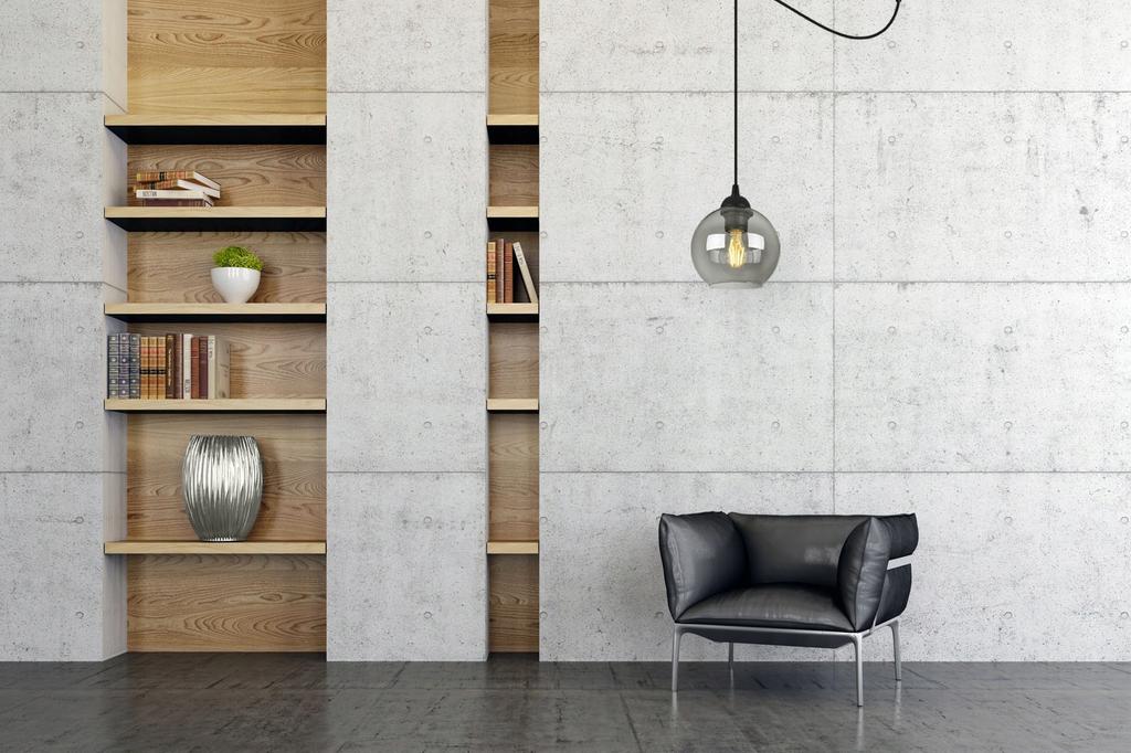 ELEGANT SPIDER HANGING LAMP GLASS SHADE