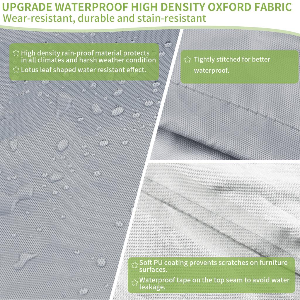 Waterproof Garden Chair Covers Rain Snow Proof for Outdoor Sofa Table Chairs Universal Furniture Protector Dust Proof