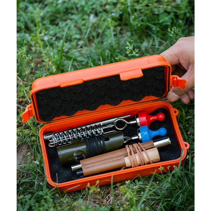 EDC-Werkzeugkasten, Outdoor-Camping-Überlebensset, stoßfester, wasserdichter Koffer, versiegelte Box, Aufbewahrungsbox für Outdoor-Überlebenssets, Angeltasche