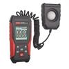 0~200,000 Measurement Range Flexible Sensor Light Tester Illuminance Lux Meter LCD Display Portable Digital Light Meter